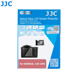 JJC GSP-X2D100C 相機鋼化玻璃螢幕保護貼 專為 Hasselblad X2D 100C 及 X2D II 中片幅相機主螢幕與頂級機頂螢幕設計 採用 9H 超高硬度光學鋼化玻璃 具備 95% 高透光率防刮防爆與抗指紋疏油塗層 靜電吸附無氣泡自動貼合 觸控靈敏不影響色彩還原 隨附清潔工具包 為哈蘇相機螢幕提供全方位防護 香港實體店