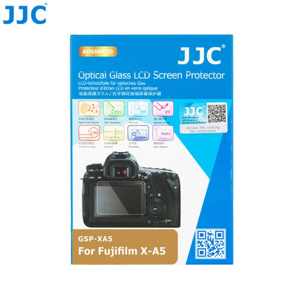JJC GSP-XA5 相機鋼化玻璃螢幕保護貼 專為 Fujifilm X-A5 X-A3 X-A10 X-A20 無反微單眼自拍相機螢幕設計 採用 0.3mm 超薄 9H 超高硬度光學鋼化玻璃 具備 95% 高透光率防刮防爆與抗指紋疏油塗層 靜電吸附無氣泡自動貼合 2.5D 弧邊設計觸控靈敏順滑 不影響 180 度上翻自拍螢幕與色彩還原 隨附清潔拭鏡布與除塵配件包 為富士相機螢幕提供全方位防護 香港實體店
