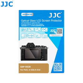 JJC GSP-XS20 相機鋼化玻璃螢幕保護貼 專為 Fujifilm X-S20 及 X-S10 微單眼相機側翻式全向翻轉螢幕設計 採用 9H 超高硬度光學鋼化玻璃 具備 95% 高透光率防刮防爆與抗指紋疏油塗層 靜電吸附無氣泡自動貼合 2.5D 弧邊設計觸控靈敏順滑 不影響螢幕反轉合閉與色彩還原 隨附清潔拭鏡布與除塵配件包 為富士相機螢幕提供全方位防護 香港實體店