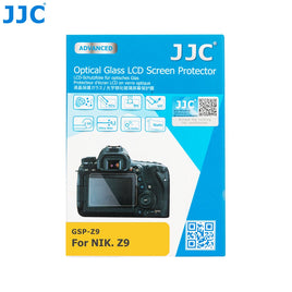JJC GSP-Z9 相機鋼化玻璃螢幕保護貼 專為 Nikon Z8 Z9 Z6 III Z63 Zf 全片幅旗艦微單眼相機及 Sigma fp L 主螢幕與機頂 LCD 螢幕設計 採用 0.3mm 超薄 9H 超高硬度光學鋼化玻璃 具備 95% 高透光率防刮防爆與抗指紋疏油塗層 靜電吸附無氣泡自動貼合 2.5D 弧邊設計觸控靈敏順滑 不影響多角度翻折螢幕與色彩還原 隨附機頂小螢幕保護膜與清潔工具包 為尼康與適馬相機提供全方位防護 香港實體店