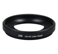 JJC LH-43 鏡頭遮光罩 替代原廠 Canon 佳能 EW-43 阻擋雜光避免耀光鬼影 啞光內壁與可反扣設計 防撞保護前鏡頭 適用 Canon EF-M 22mm f/2 STM 鏡頭 香港實體店