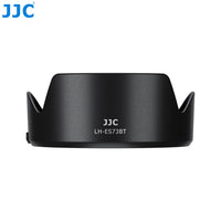JJC LH-ES73BT 鏡頭遮光罩 專為 Canon RF 45mm F1.2 STM 鏡頭設計 替換佳能原廠 ES-73B 遮光罩 採用高品質 ABS 材質 內側消光啞光處理 能有效阻擋雜光與眩光 避免鬼影產生 支援反扣收納便攜 扣合緊密不影響 67mm 濾鏡與鏡頭蓋使用 提供鏡頭前組防撞擊保護 香港實體店