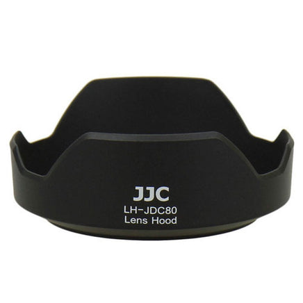 JJC LH-JDC80 鏡頭遮光罩 替代原廠 Canon 佳能 LH-DC80 阻擋雜光避免耀光鬼影 啞光內壁設計與支援反扣收納 防撞保護前鏡頭 適用 Canon PowerShot G1 X Mark II 相機 香港實體店