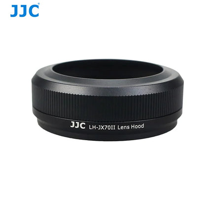 JJC LH-JX70II 鋁合金金屬鏡頭遮光罩含轉接環 替代原廠 Fujifilm 富士 LH-X70 阻擋雜光避免耀光鬼影 可安裝49mm濾鏡 適用 Fujifilm X70 X100VI X100V X100F X100T X100S 香港實體店