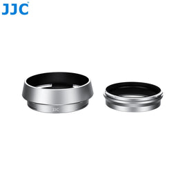 JJC LH-JXHALF 金屬鏡頭遮光罩套裝 專為 Fujifilm X Half 相機設計 採用高品質 CNC 鋁合金金屬材質 內側消光啞光處理 有效阻擋多餘雜光與眩光 提升畫面色彩對比 附贈同款金屬鏡頭蓋 提供雙重鏡頭防撞防刮保護 經典復古外觀 完美契合富士相機機身 香港實體店