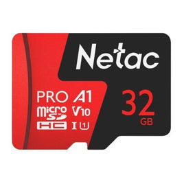 Netac P500 Extreme Pro 32GB MicroSD 記憶卡（含 SD 轉接卡），高效能儲存擴充配件"