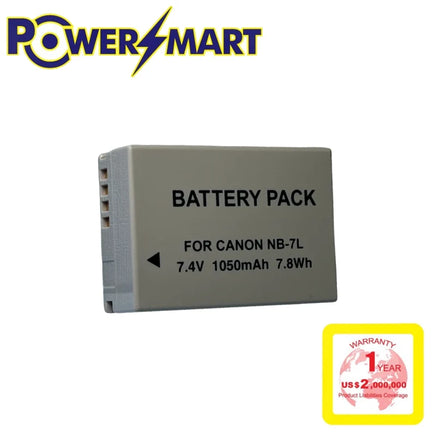 Powersmart Canon NB-7L 代用鋰電池 1050mAh 相機電池 香港實體店