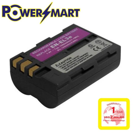Powersmart Nikon EN-EL3e 代用鋰電池 7.4V 1700mAh 適用尼康數位相機