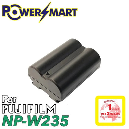 Powersmart Fujifilm NP-W235 7.2V 2250mAh 代用鋰電池 適用 X-T4 X-T5 X-H2S X-H2 GFX100II GFX50SII 無反相機備用電池 香港實體店
