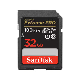 SanDisk Extreme PRO 32GB V30 SDHC UHS-I 記憶卡，支援 4K UHD 錄影與高速傳輸，攝影與錄影入門首選，香港行貨