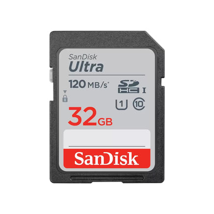 SanDisk Ultra 32GB SDHC UHS-I 記憶卡，高速傳輸效能，適合一般攝影與日常影像儲存，香港行貨