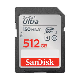 SanDisk Ultra 512GB SDXC UHS-I 記憶卡，超大儲存容量，適合攝影愛好者長時間錄影與相片備份，香港行貨