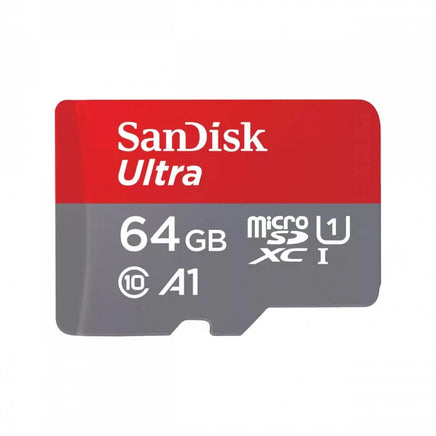 SanDisk Ultra 64GB MicroSD 記憶卡，適合智慧型手機、平板電腦與電子設備的擴充儲存方案