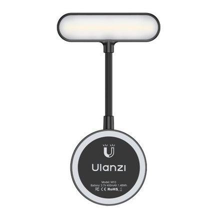 Ulanzi M10 磁吸軟管補光燈 L289，結合靈活的自由彎曲軟管與 MagSafe 磁吸固定設計，提供柔和均勻的光源與多角度自由打光，輕巧便攜且操作直覺，完美滿足桌面直播、微距拍攝、閱讀照明及日常行動影音創作的補光需求 - 香港實體店